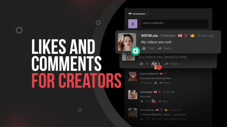 Likes and Comments for Creators